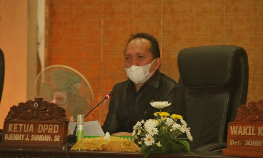 Ketidak Hadiran Sejumlah Pejabat Eselon II di Pembahasan RPJMD Dikritik Ketua DPRD Tomohon