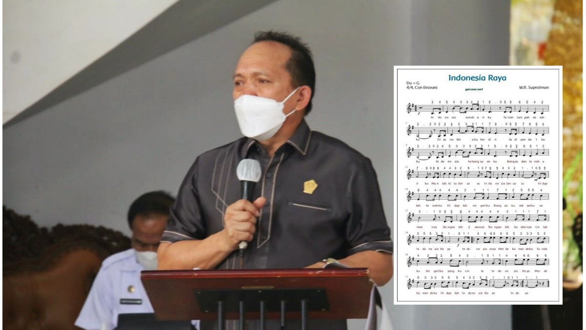 JES Usulkan Lagu 'Indonesia Raya' Dikumandangkan Setiap Hari di Kota Tomohon