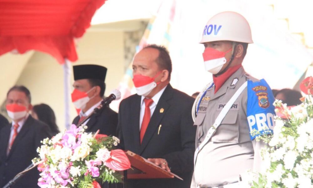 Ketua DPRD Tomohon Baca Teks Proklamasi di Upacara Hari Kemerdekaan RI