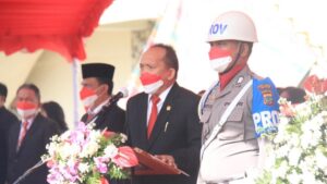 Ketua DPRD Tomohon Baca Teks Proklamasi di Upacara Hari Kemerdekaan RI