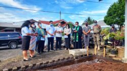 Caroll-Djemmy Letakan Batu Pertama Pembangunan Kantor GMIM Wilayah Tomohon 3