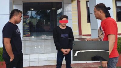 Lagi, Tim Anti Bandit Polres Tomohon Amankan Pria Bersajam di Kost Superstar