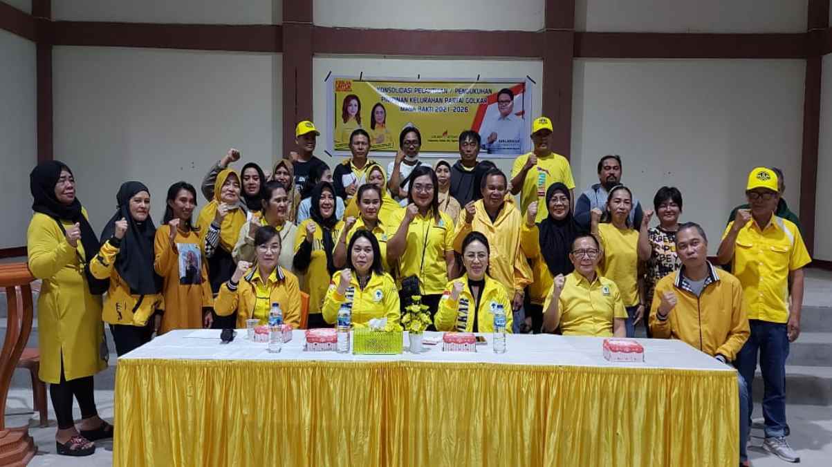 Lantik Pengurus Partai 2 Kelurahan, MJLW Minta Kader Golkar Terus Jaga Soliditas