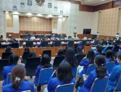 Puluhan Mahasiswa UNIMA Belajar Ilmu Administrasi di DPRD Tomohon