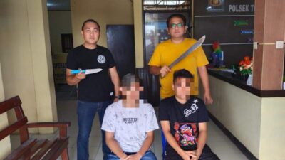 Kasus Pengancaman Dengan Barang Tajam, 2 ABG Tomohon Ditangkap Polisi
