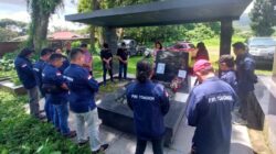 Ziarah ke Makam Spego, PWI Tomohon Kenang Jasa Sesepuh Pers di Momen HPN 2023