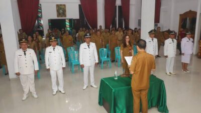 Rolling Besar-besaran, Caroll Senduk Lantik 60 Pejabat Pemkot Tomohon