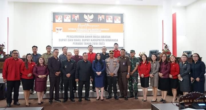 DPRD Umumkan Akhir Masa Jabatan Bupati dan Wakil Bupati Minahasa Periode 2018-2023