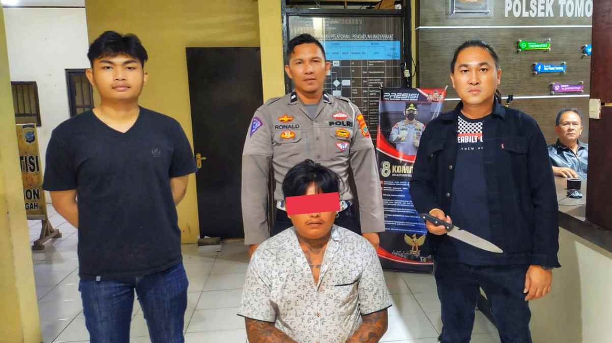 Kasus Penikaman, Resmob Polsek Tomohon Tengah Ciduk Pria Woloan