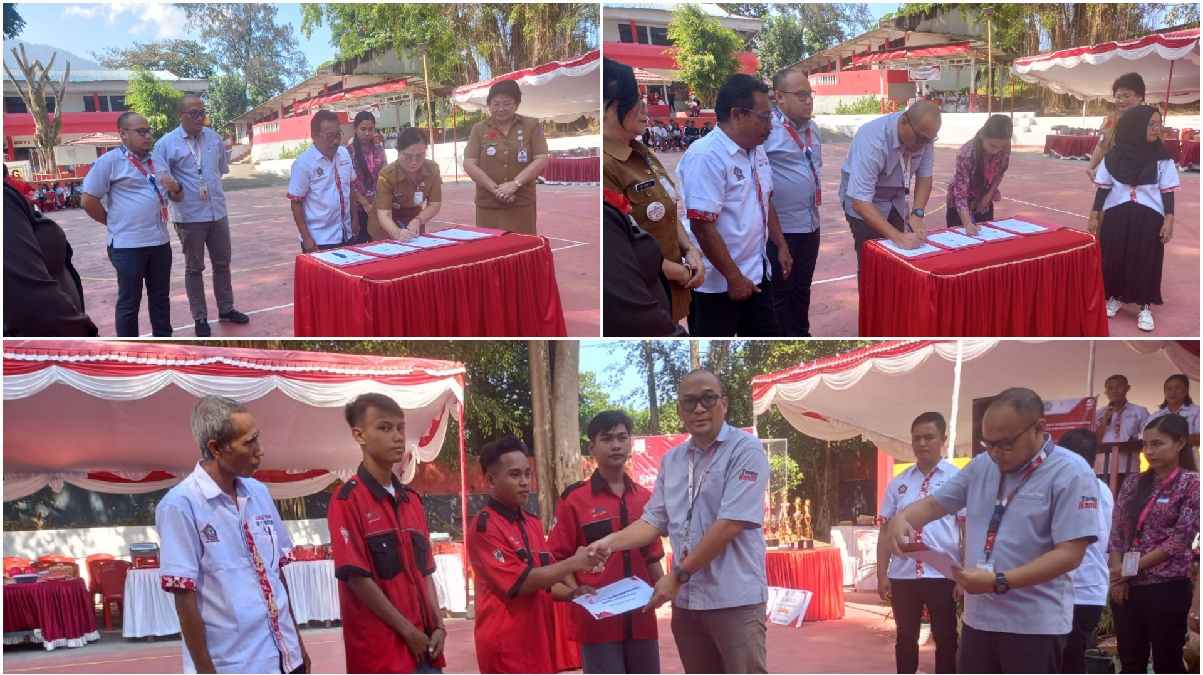 Honda DAW Jalin Kerjasama dengan SMK N 2 Bitung