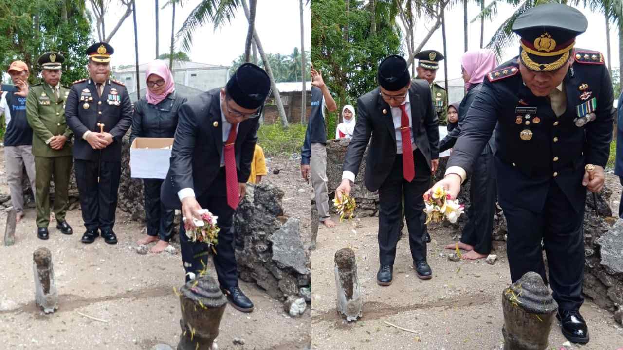 Peringati Hari Pahlawan, Bupati dan Kapolres Bolmut Ziarah ke Makam Raja Korompot