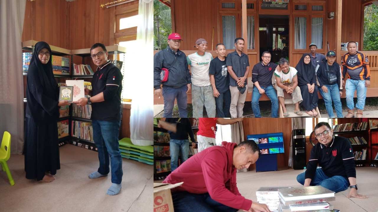 Sumbang Buku Iqro di Taman Baca Dusun Goyo, SJL: Semoga Bermanfaat Untuk Masyarakat
