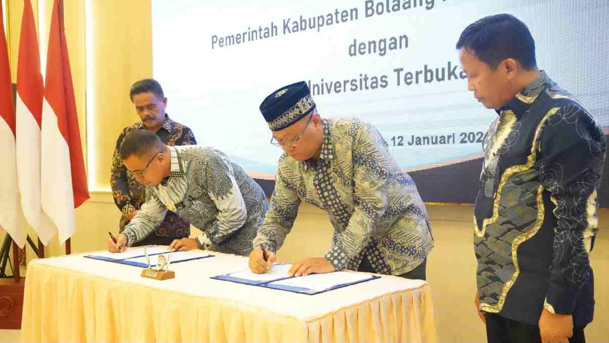 Kerjasama Dengan Universitas Terbuka, Sirajudin Harap Bisa Hasilkan SDM Unggul di Bolmut