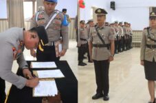 Kapolres Tomohon Lerry Tutu, Sertijab, IPTU Amanda Purba Jabat Kasat Lantas Polres Tomohon, IPTU Nicky Pondalos ke Polda Sulut