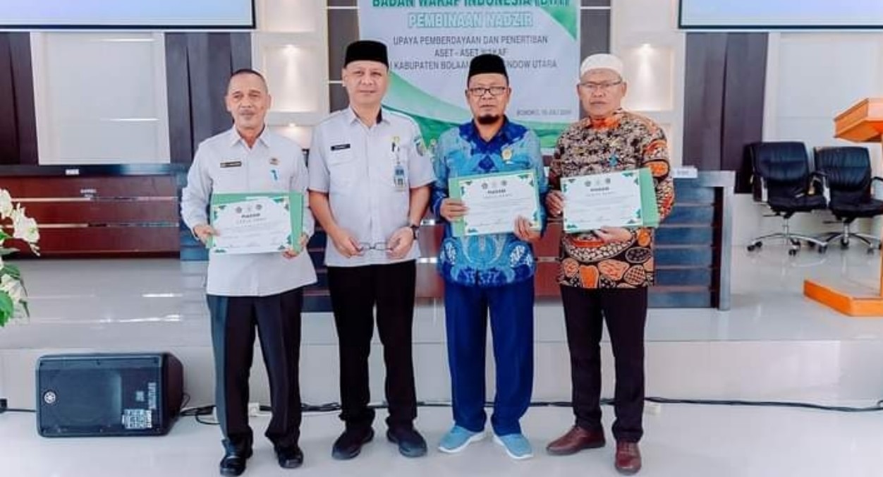 Jadi Cikal Bakal Pengelolaan Wakaf Profesional, Pemda Bolmut Gelar Pembinaan Nadzir