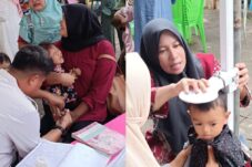 Posyandu Alfamart dan Sweety Dry X-Pert Hadir di Desa Tolongio