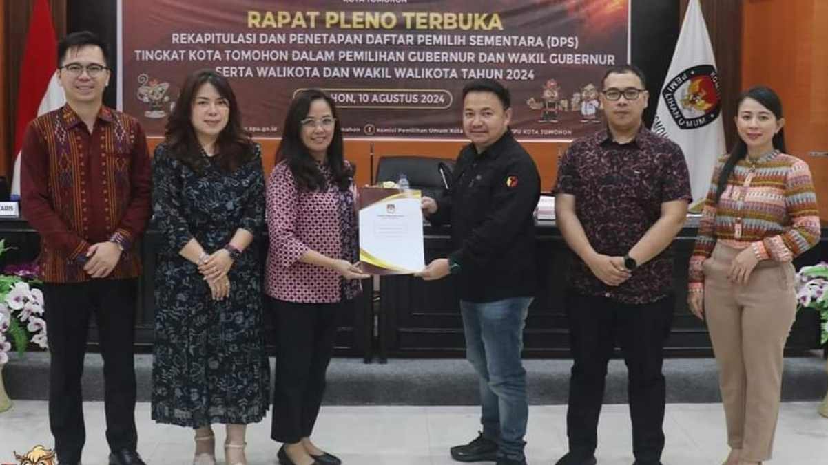 79.250 Warga Tomohon Masuk Daftar Pemilih Sementara Pilkada 2024