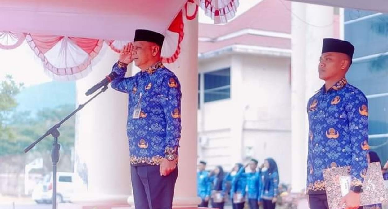 Pemda Bolmut Gelar Upacara Peringatan HUT ke-60 Provinsi Sulawesi Utara