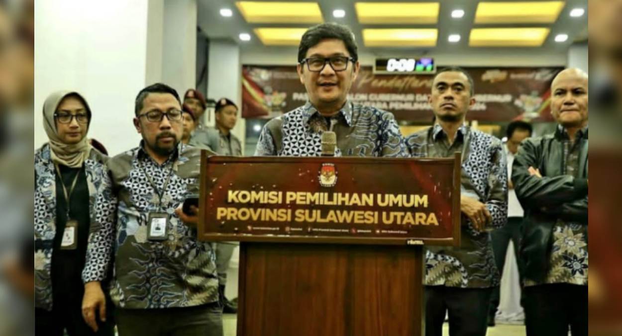 Tepat 11.59 Wita, KPU Sulut Tutup Pendaftaran Paslon Pilkada 2024