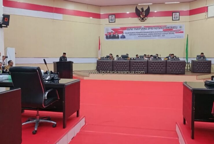 Dekot Kotamobagu Gelar Paripurna Penandatanganan Rancangan Awal RPJMD 2025-2029