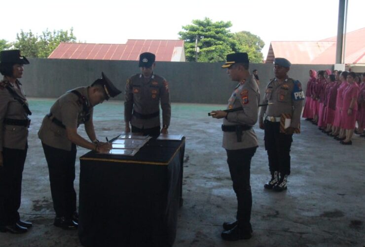 Sejumlah Jabatan Strategis di Polres Bitung Disertijab, Kasat Reskrim Diantaranya
