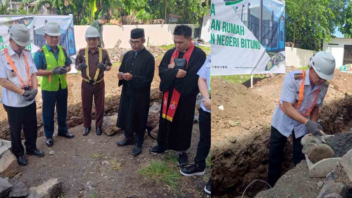 Pembangunan Mushola dan Rumah Doa Oikumene Kejari Bitung, Wali Kota Beri Apresiasi