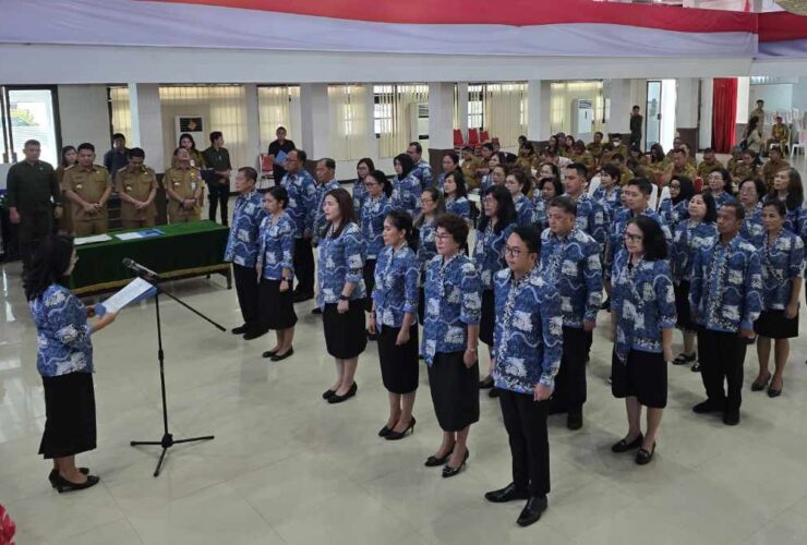 Ellen Honandar Sondakh Jabat Ketua Dekranasda, Ini Harapan Walikota Bitung