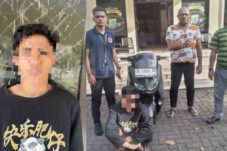 Kapolsek Aertembaga Bitung Pimpin Penangkapan Terduga Pelaku Penggelapan Sepeda Motor