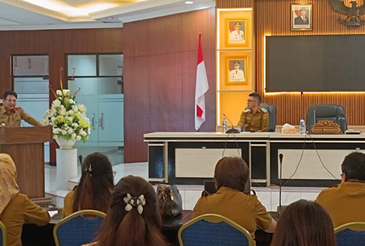 Randito Maringka Pimpin Rapat TP3S, Bahas Strategi Penanganan Stunting di Kota Bitung