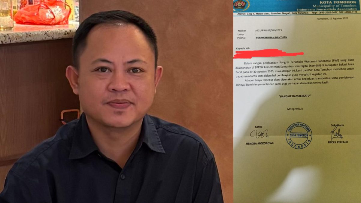 Ada Proposal Bawa Nama PWI Tomohon Untuk Hadiri Kongres? Terry Wagiu: Itu Ilegal!