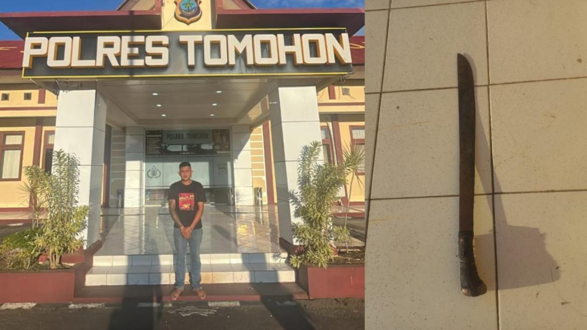 Tebas Linmas, Residivis Pembunuhan Asal Wailan Tomohon Dibekuk Bima Pusung Cs