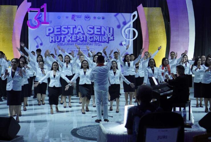 Pesta Seni HUT ke-31 GMIM Wilayah Tomohon 3 Terus Bergulir, Ini Hasil Sementara Lomba Paduan Suara