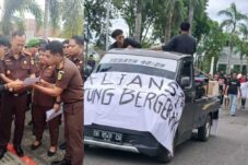 Aksi Damai Aliansi Bitung Bergerak, Kajari Krisna Pramono ‘Pasang Badan’