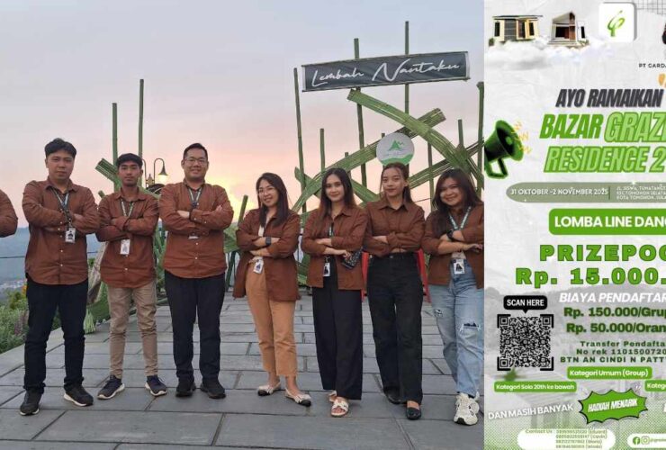 Ada Lomba Line Dance di Bazar Grazia Residence 2 Tomohon, Rebut Prize Pool 15 Juta