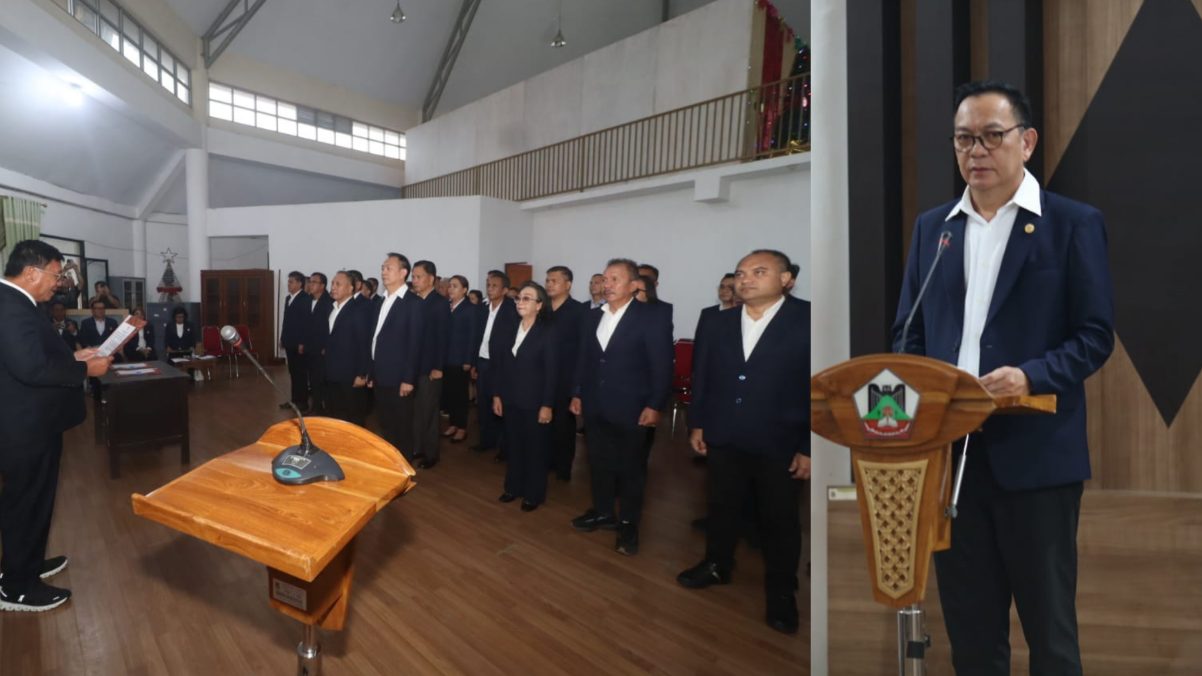 Kembali Dipimpin Caroll Senduk, Pengurus KONI Tomohon 2025-2029 Dilantik