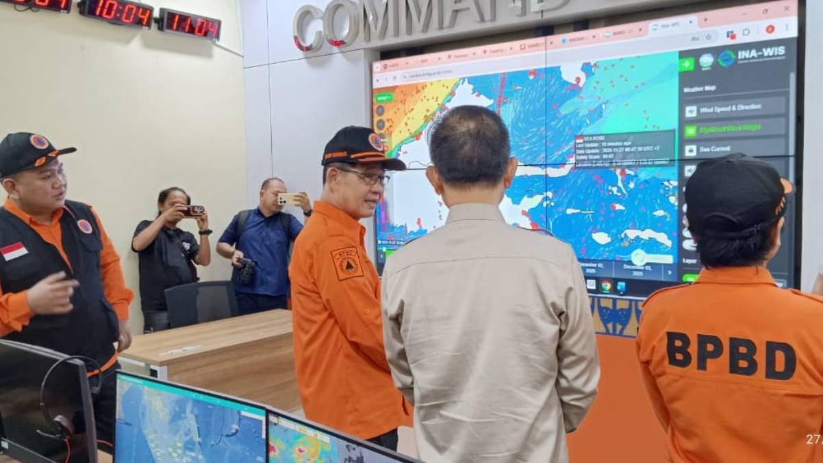 Resmikan Gedung Pusdalops BPBD Bitung, Ini Penegasan Wali Kota Hengky