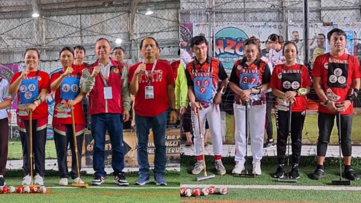 Porprov Sulut 2025, Ganda Campuran dan Ganda Putri Tim Gateball Tomohon ke Semifinal