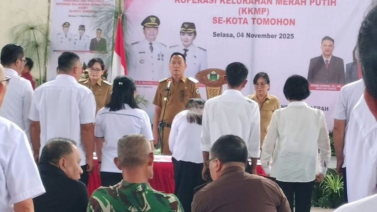 Pengurus Dilantik, Caroll Senduk: Kita Perkuat Ekonomi Lewat Koperasi Murah Putih se Kota Tomohon