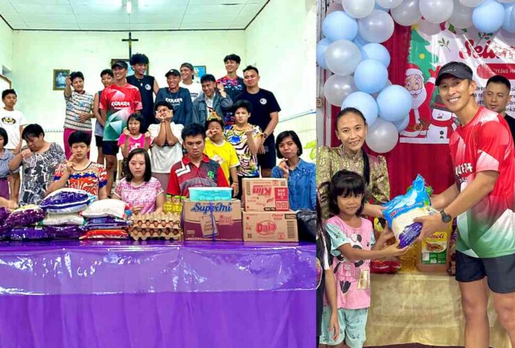 Berbagi Kasih di 2 Panti, Cara Kumara Toumuung Maknai Natal 2025