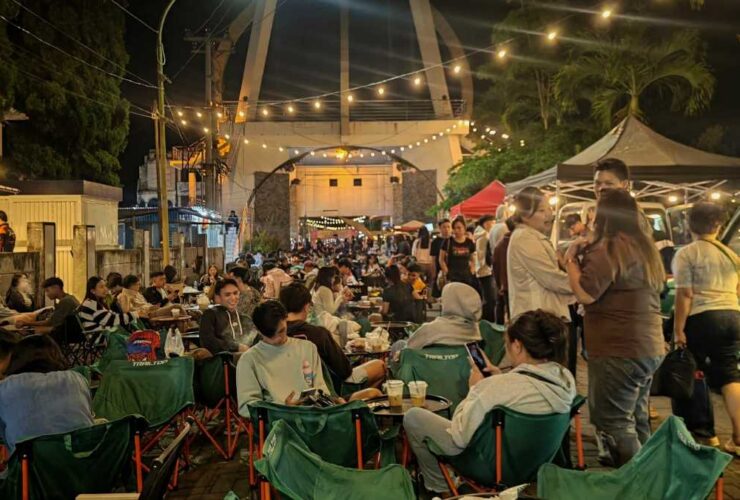 Keramaian MAO Coffee Street, Tempat Nongkrong Baru di Tomohon