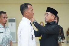 Dilantik Bupati Boltara Dr Sirajudin Lasena, Ogon Masuara Jadi Pj Sangadi Desa Wakat