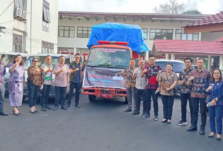 Pemkot Tomohon Bantu Korban Bencana Alam di Siau