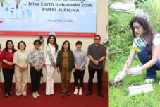 Bersama Miss Earth Indonesia 2025, Pemkot Tomohon Tanam Pohon di Kaki Gunung Lokon