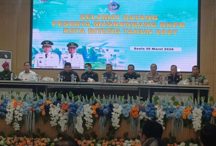 Wali Kota Bitung Hengky Honandar Buka Musrembang RKPD 2027