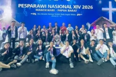 Bawa Nama Sulut, LPPD Kota Tomohon Juara 1 Pesparawi XIV Manokwari Papua Barat