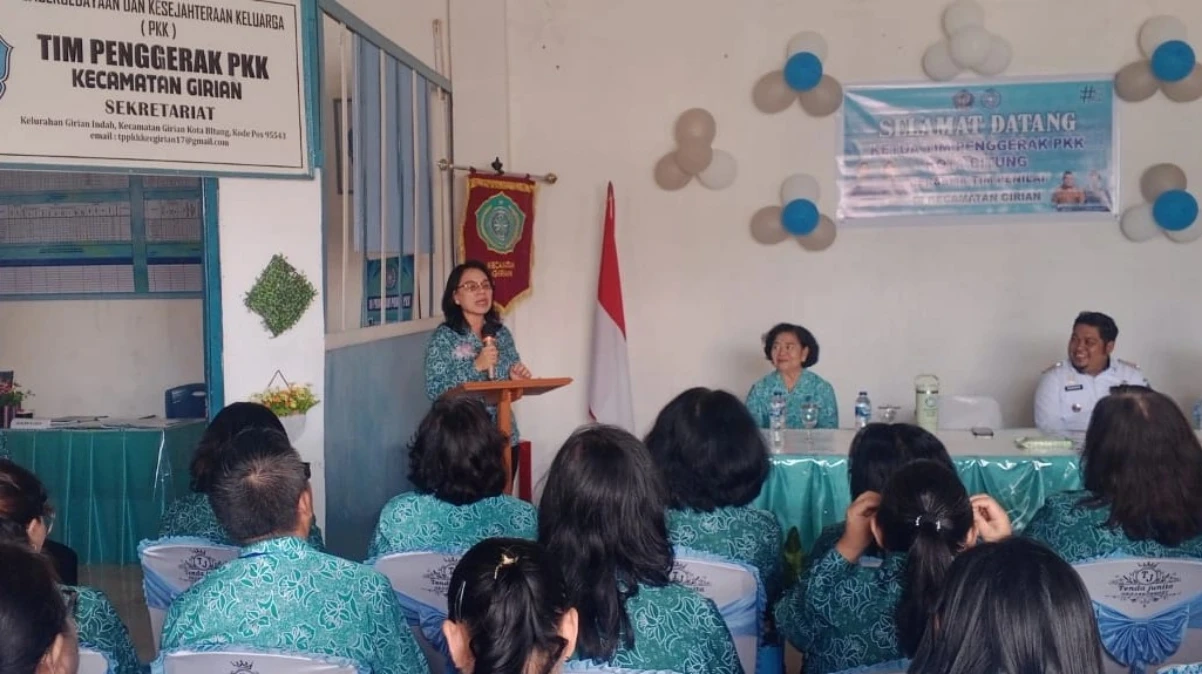 Lomba PKK Kota Bitung, Ellen Honandar Sondak Support Kecamatan Girian