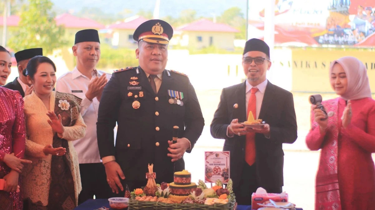 Peringati HUT Bhayangkara ke-80, Bupati Boltara Dr Sirajudin Lasena Apresiasi Polri Mengawal Suksesnya Program Pembangunan Daerah