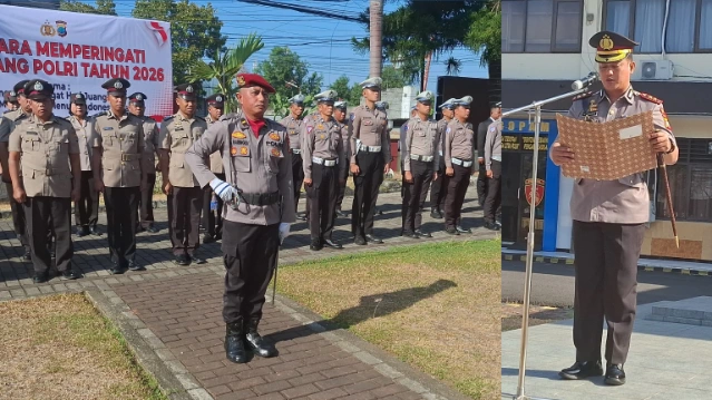 Kapolres Bitung Pimpin Upacara Hari Juang POLRI, Teguhkan Semangat Pengabdian dan Profesionalisme Bhayangkara