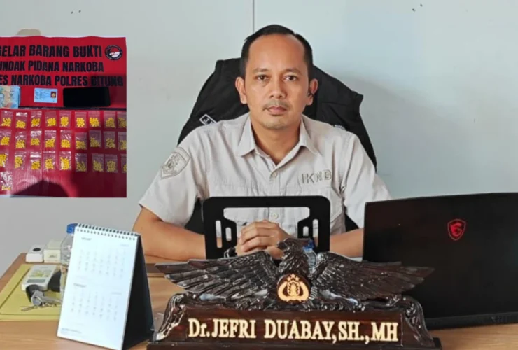 Satres Narkoba Polres Bitung Ungkap Peredaran Obat Keras, Lelaki AH dan 707 Butir  Trihexyphenidyl Diamankan