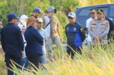 Jadi Percontohan Pertanian Modern di Sulut, Bupati Boltara Dr Sirajudin Lasena Tinjau Panen Padi IPB 9G Sistem Tabela di Jambusarang